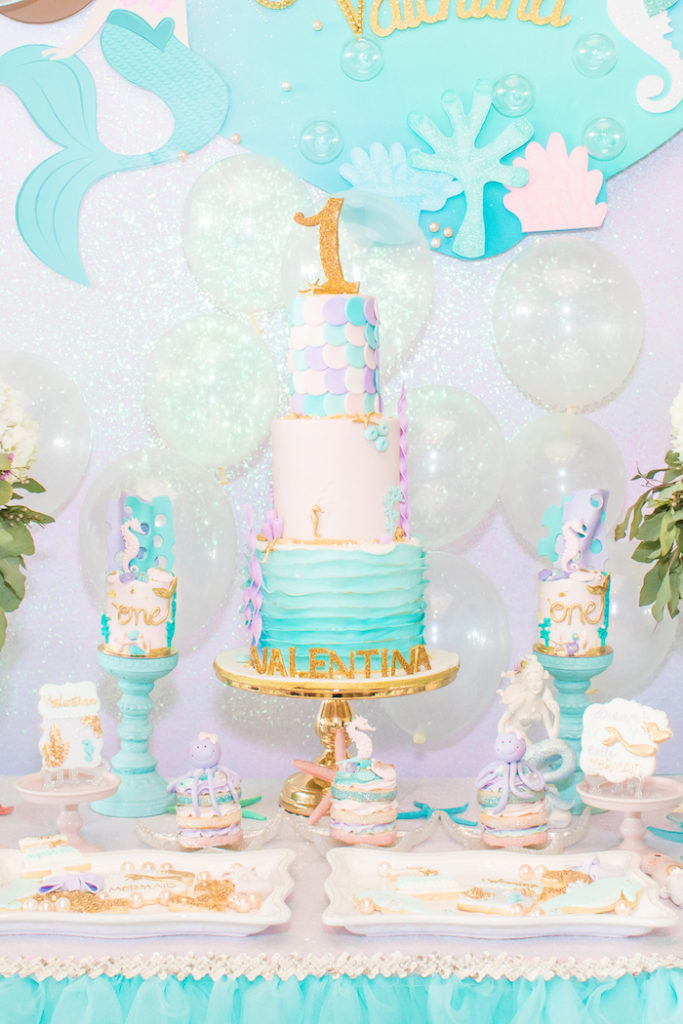 Kara's Party Ideas Mermaid Under the Sea Birthday Party | Kara's Party ...