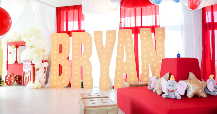 Dumbo's Circus Birthday Party on Kara's Party Ideas | KarasPartyIdeas.com (4)