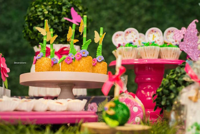 Sweet Table from an Enchanted Garden Birthday Party on Kara's Party Ideas | KarasPartyIeas.com (9)