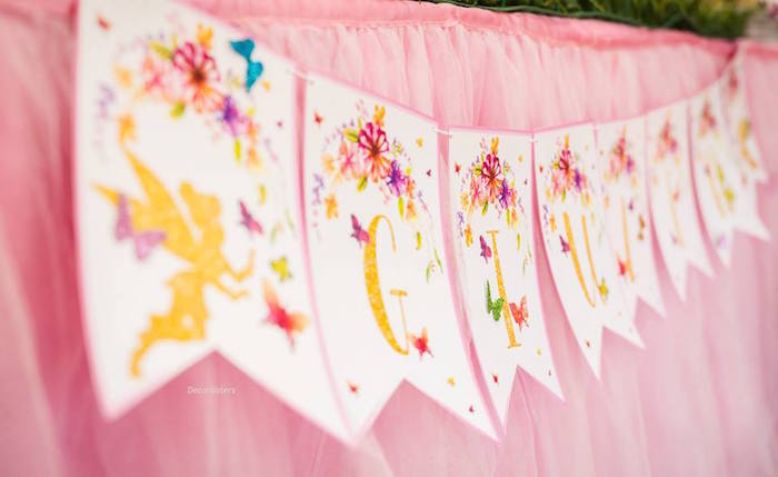 Fairy Banner from an Enchanted Garden Birthday Party on Kara's Party Ideas | KarasPartyIeas.com (19)