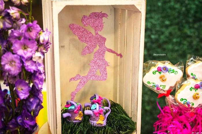 Glitter Fairy from an Enchanted Garden Birthday Party on Kara's Party Ideas | KarasPartyIeas.com (16)