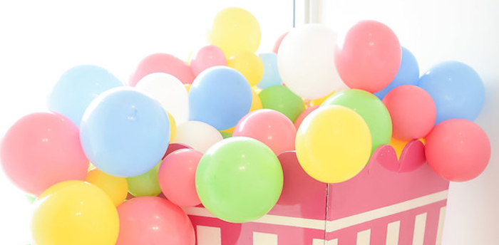 Girly Pastel Carnival Birthday Party on Kara's Party Ideas | KarasPartyIdeas.com (1)