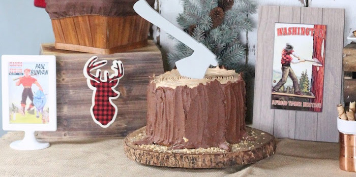 Lumberjack Birthday Bash on Kara's Party Ideas | KarasPartyIdeas.com (3)