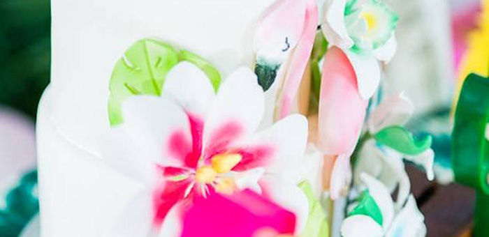 Tropical Flamingo Birthday Party on Kara's Party Ideas | KarasPartyIdeas.com