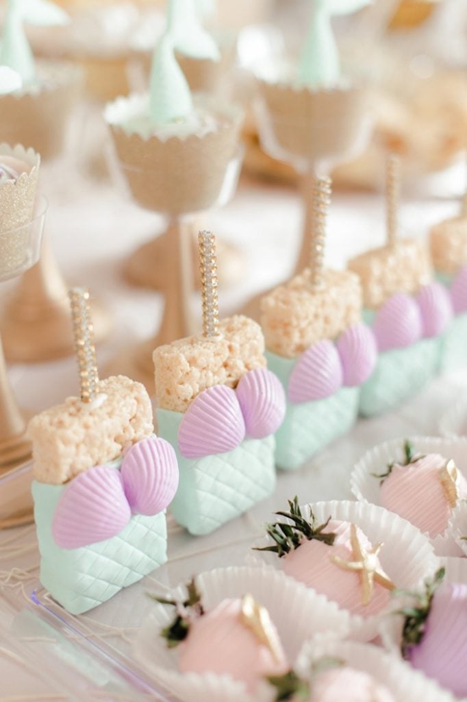 Kara's Party Ideas Pastel Under the Sea Mermaid Party | Kara's Party Ideas