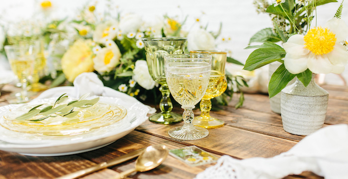 Garden Chamomile Bridal Shower Tea Party on Kara's Party Ideas | KarasPartyIdeas.com (2)