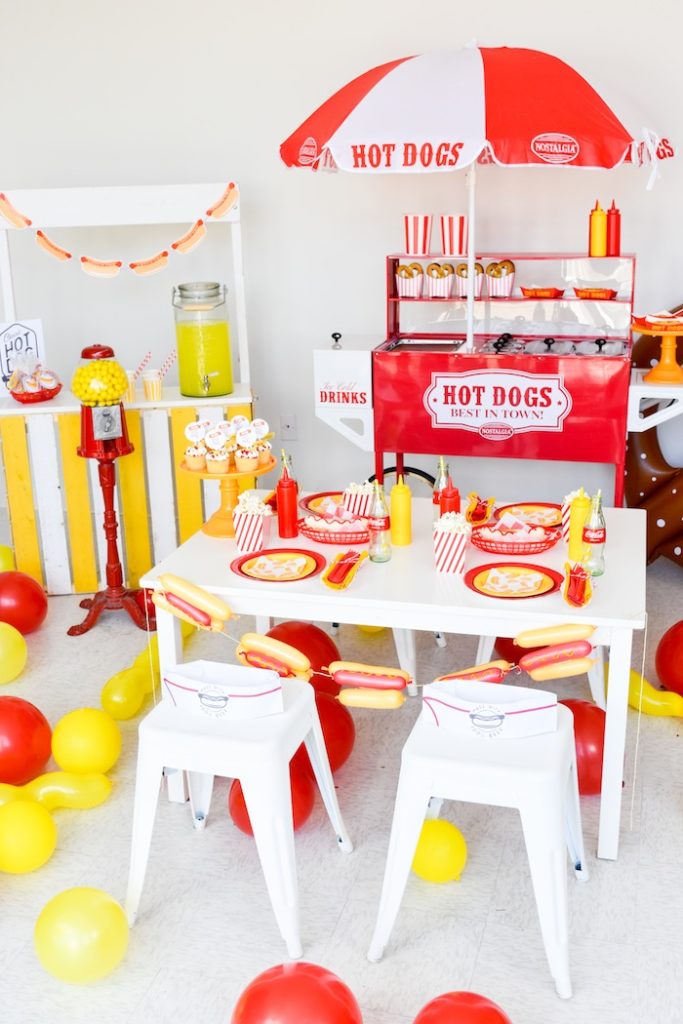Kara's Party Ideas Hot Dog Themed Summer Party- Free Printables! | Kara ...