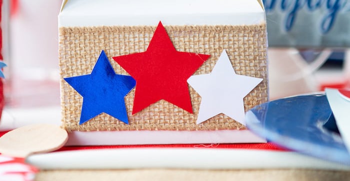 Red, White & Blue Patriotic Party on Kara's Party Ideas | KarasPartyIdeas.com