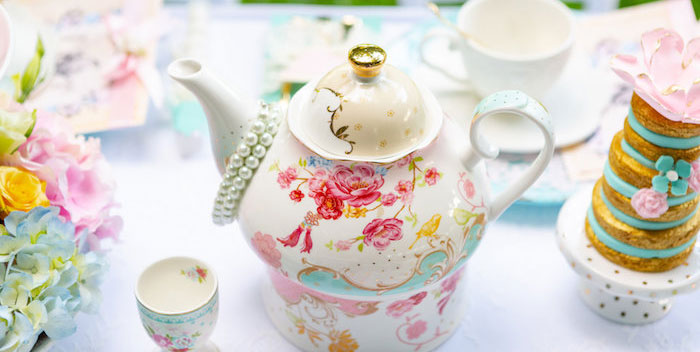 Pastel Chic Tea Party on Kara's Party Ideas | KarasPartyIdeas.com