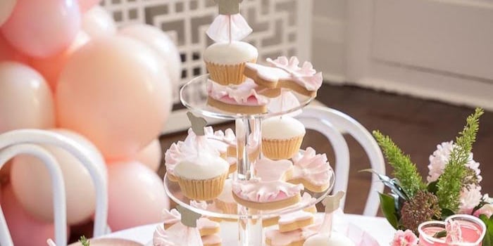Pink + White Ballerina Birthday Party on Kara's Party Ideas | KarasPartyIdeas.com (3)