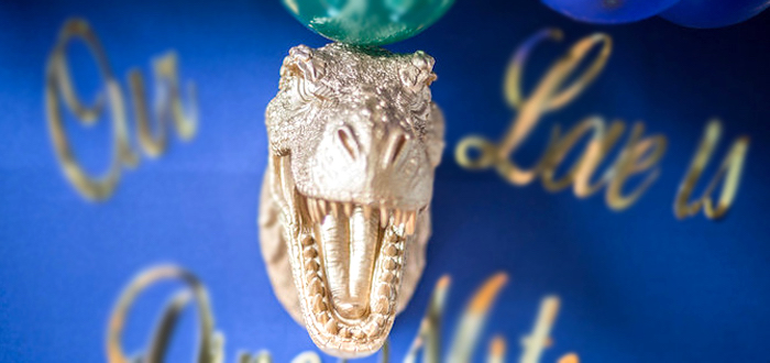 "Rawr for Love" Dinosaur Bridal Shower on Kara's Party Ideas | KarasPartyIdeas.com (5)