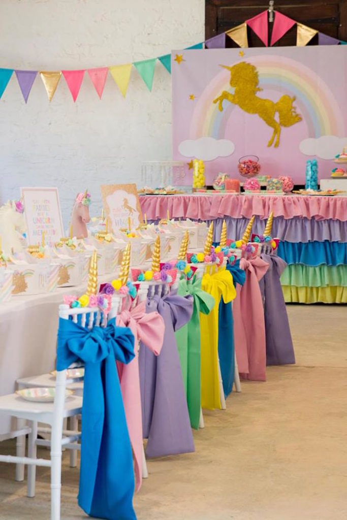 Kara's Party Ideas Pastel Rainbow Unicorn Birthday Party | Kara's Party ...