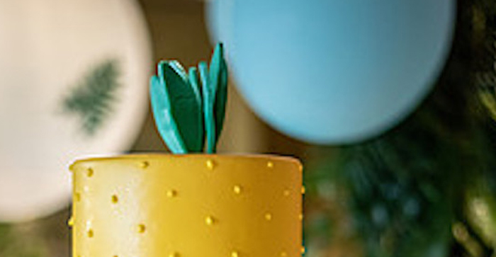 Tropical Pineapple Birthday Party on Kara's Party Ideas | KarasPartyIdeas.com (1)