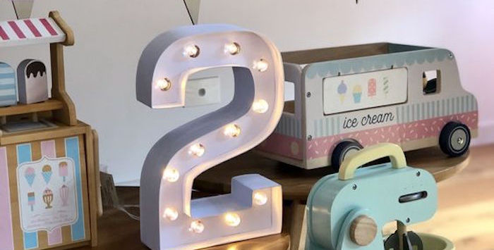 Ice Cream Shop Birthday Party on Kara's Party Ideas | KarasPartyIdeas.com (1)