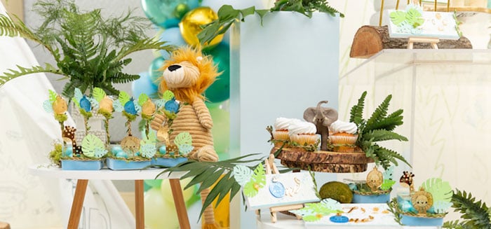 Modern Jungle Birthday Party on Kara's Party Ideas | KarasPartyIdeas.com (6)