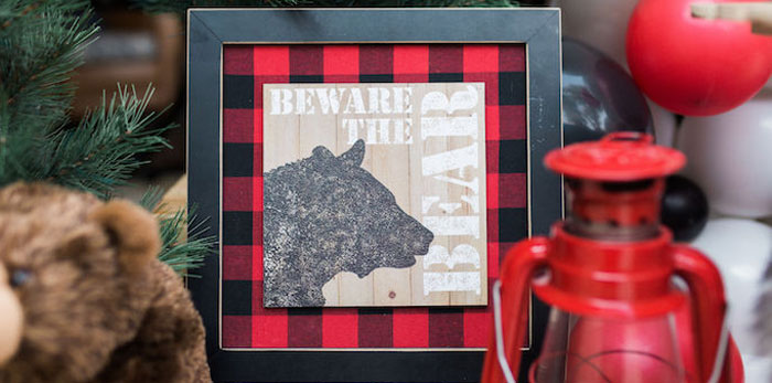Rustic Camping Birthday Party on Kara's Party Ideas | KarasPartyIdeas.com (1)