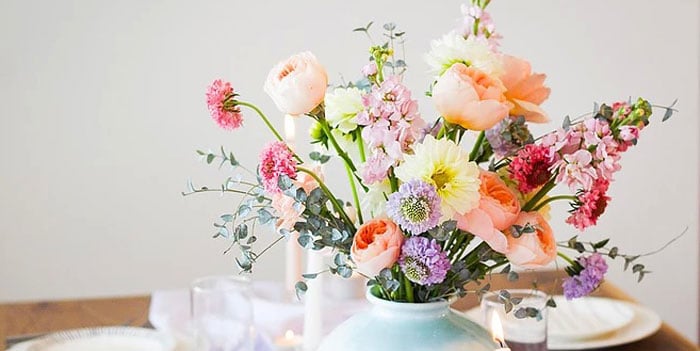 DIY Sunny Spring Tablescape on Kara's Party Ideas | KarasPartyIdeas.com (5)