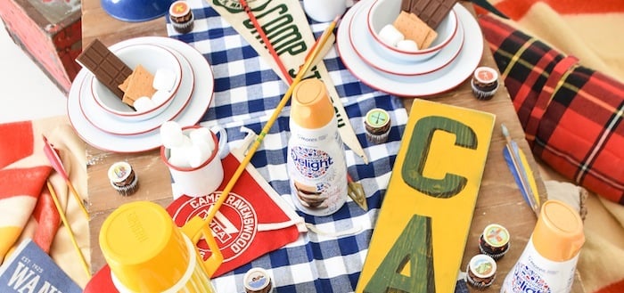 Summer Camp Party with International Delight S'mores Creamer by Kara's Party Ideas KarasPartyIdeas.com-87
