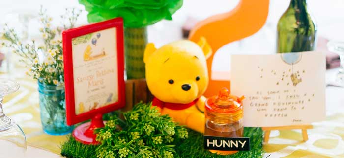 Winnie the Pooh Hundred Acre Wood Birthday Party on Kara's Party Ideas | KarasPartyIdeas.com (3)