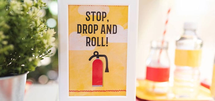 Firefighter Birthday Party on Kara's Party Ideas | KarasPartyIdeas.com (2)