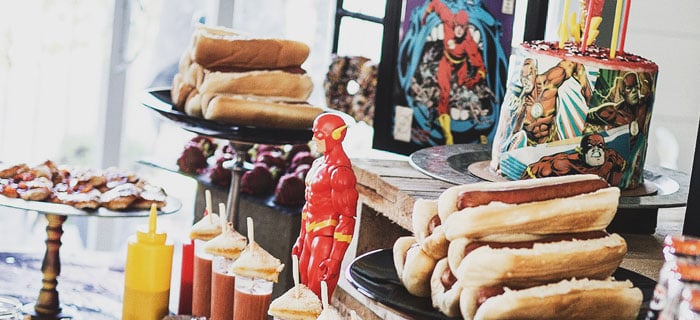 Urban Superhero Birthday Party on Kara's Party Ideas | KarasPartyIdeas.com (1)