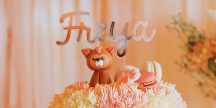 Pink & Gold Puppy Paw-ty on Kara's Party Ideas | KarasPartyIdeas.com (1)