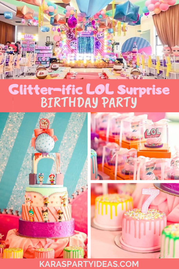 Kara s Party Ideas Glitter ific LOL Surprise Birthday Party Kara s 
