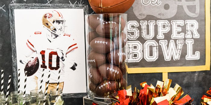 Super Bowl Football Fun Party on Kara's Party Ideas | KarasPartyIdeas.com (1)