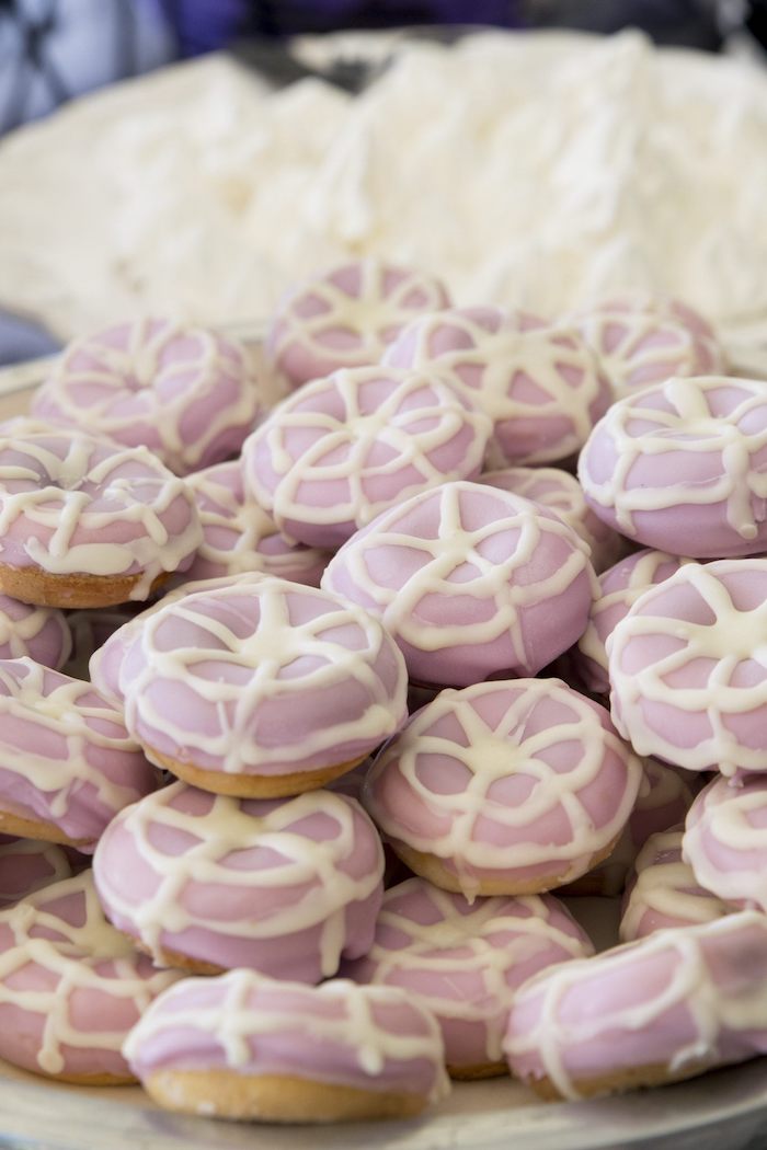 Spider Web Donuts from a Disney's Vampirina Inspired Birthday Party on Kara's Party Ideas | KarasPartyIdeas.com (30)