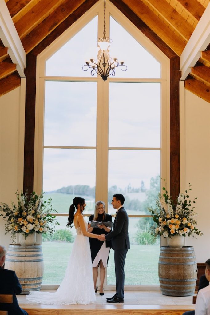 Kara's Party Ideas Elegant Vineyard Wedding | Kara's Party Ideas
