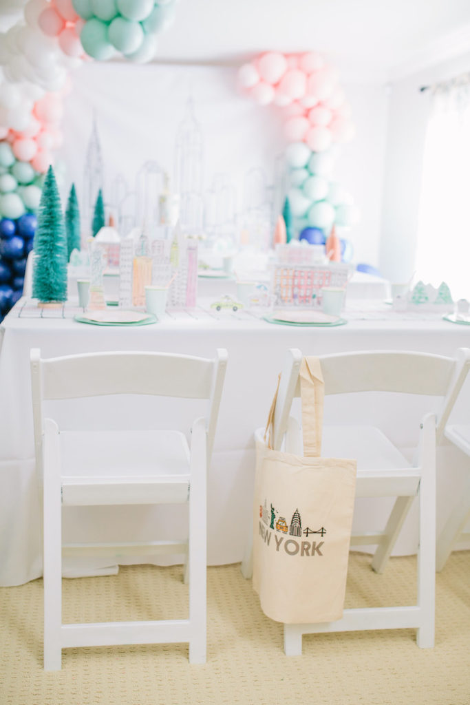 Kara's Party Ideas Pastel New York City Birthday Party | Kara's Party Ideas