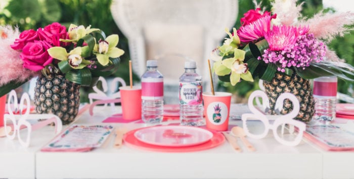 Tropical Flamingo Party on Kara's Party Ideas | KarasPartyIdeas.com (1)