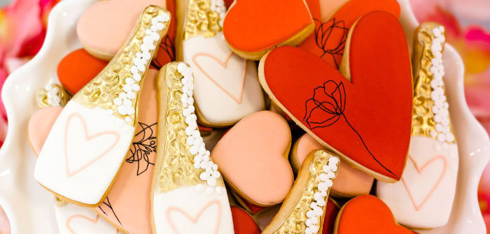 Ombré Galentines on Kara's Party Ideas | KarasPartyIdeas.com (1)