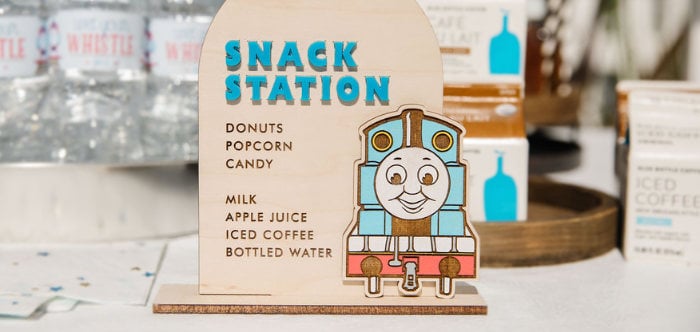 Modern Thomas the Train Birthday Party on Kara's Party Ideas | KarasPartyIdeas.com (4)