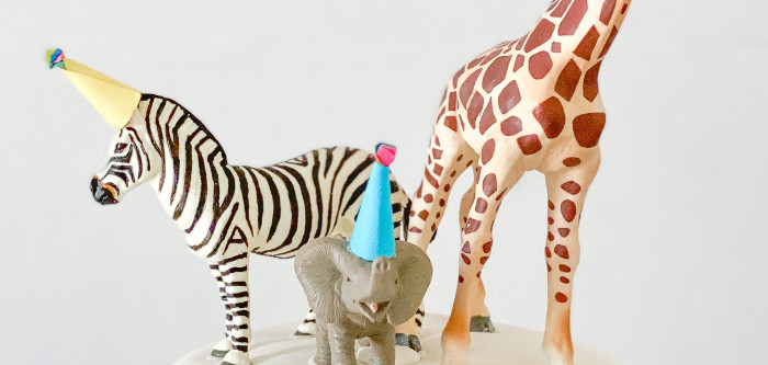 Colorful Party Animals Birthday Party on Kara's Party Ideas | KarasPartyIdeas.com