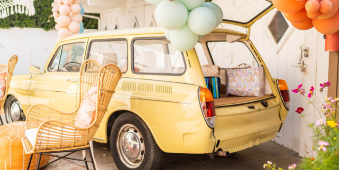 Retro 70's Rainbow "Grow with Love" Birthday Party on Kara's Party Ideas | KarasPartyIdeas.com