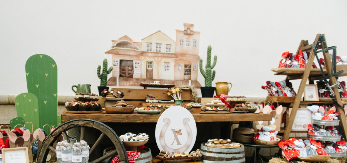 Western Inspired Christening on Kara's Party Ideas | KarasPartyIdeas.com