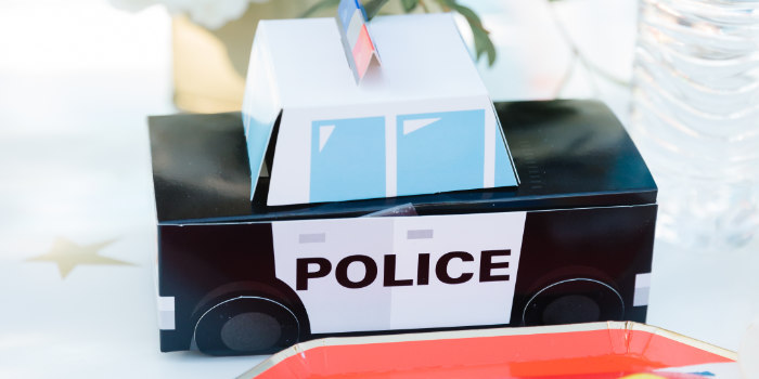 Police Cars & Fire Trucks Party on Kara's Party Ideas | KarasPartyIdeas.com