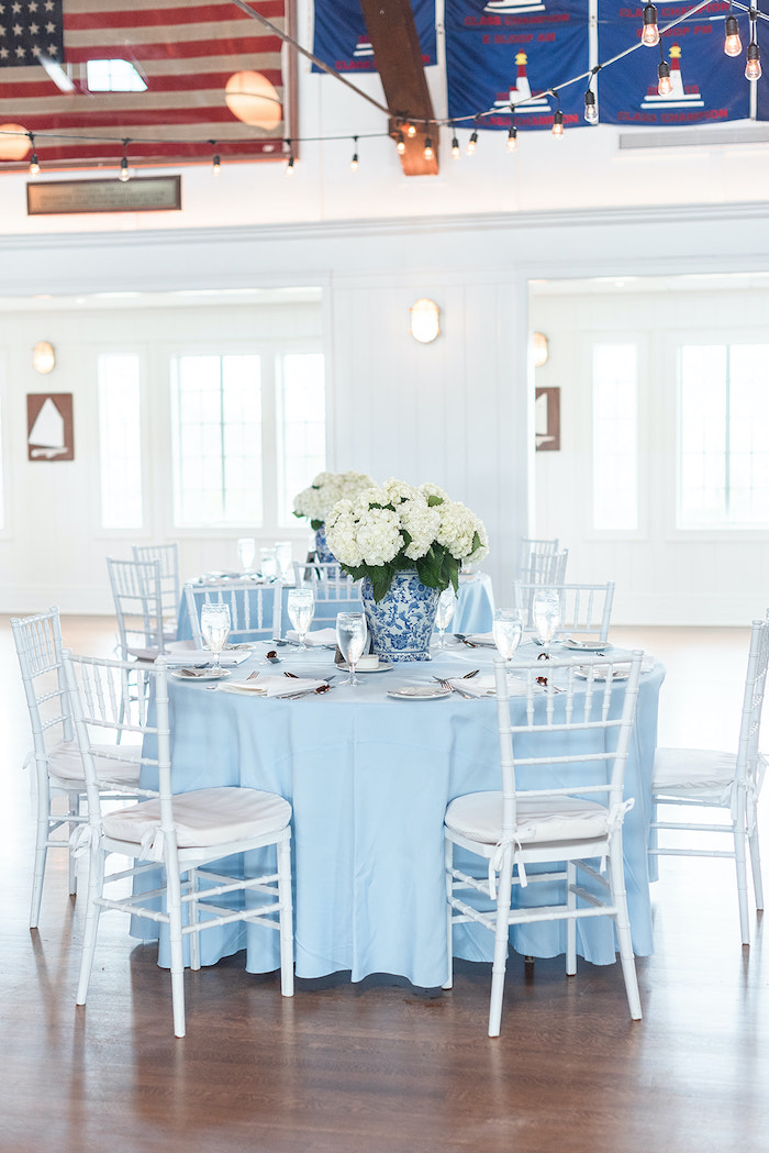 Kara's Party Ideas Blue & White Nautical Bridal Shower | Kara's Party Ideas