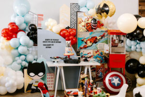Kara's Party Ideas Modern Superhero Party | Kara's Party Ideas