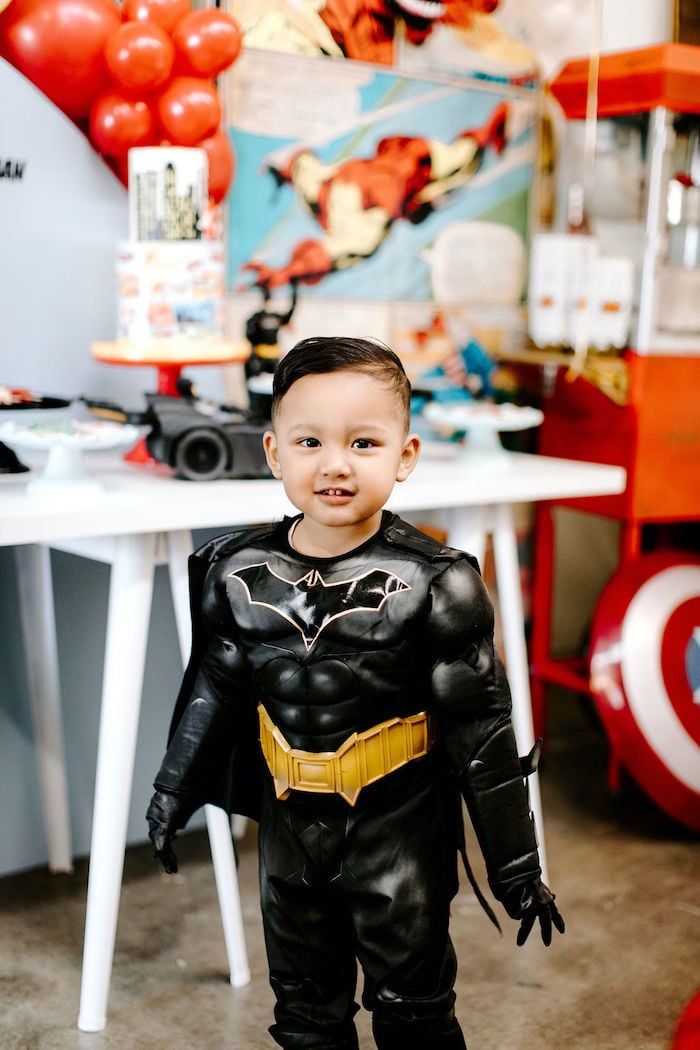 Kara's Party Ideas Modern Superhero Party | Kara's Party Ideas