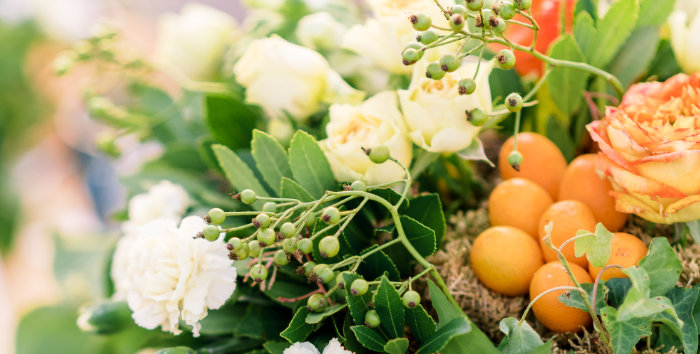 Citrus Garden Christening Party on Kara's Party Ideas | KarasPartyIdeas.com
