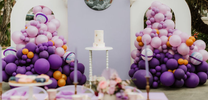 The Universe is Calling Girly Space Party on Kara's Party Ideas | KarasPartyIdeas.com