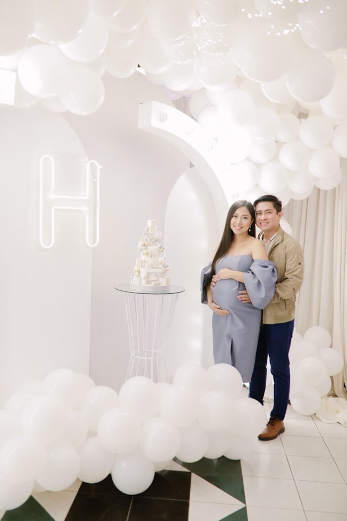 Kara's Party Ideas Modern & Delicate Baby Shower | Kara's Party Ideas