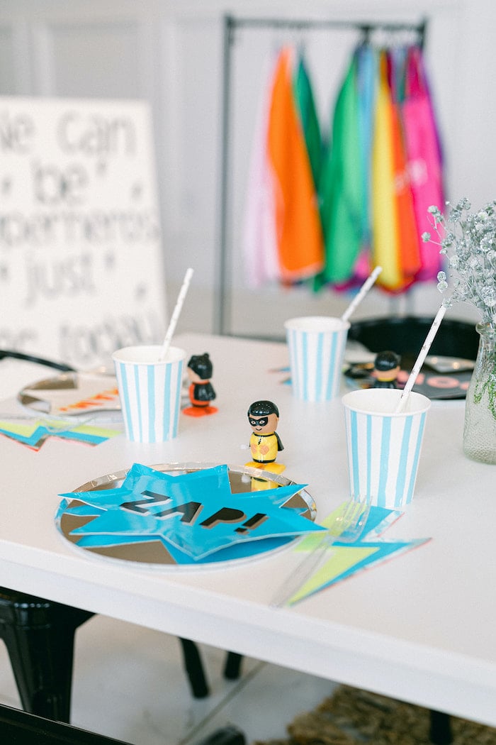 Kara's Party Ideas Superhero Birthday Party | Kara's Party Ideas