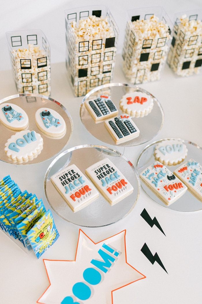 Kara's Party Ideas Superhero Birthday Party | Kara's Party Ideas
