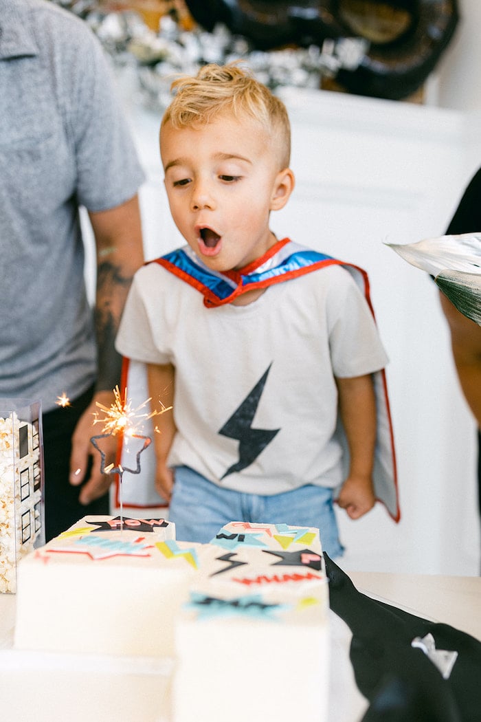 Kara's Party Ideas Superhero Birthday Party | Kara's Party Ideas