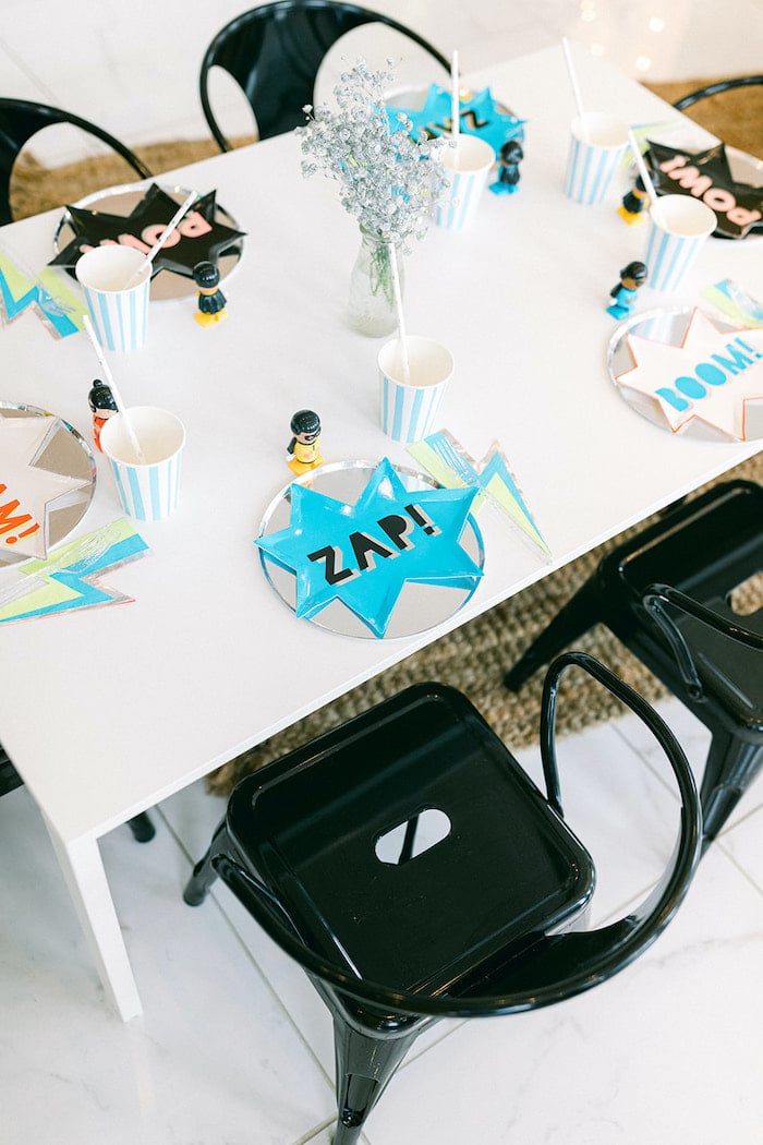 Kara's Party Ideas Superhero Birthday Party | Kara's Party Ideas