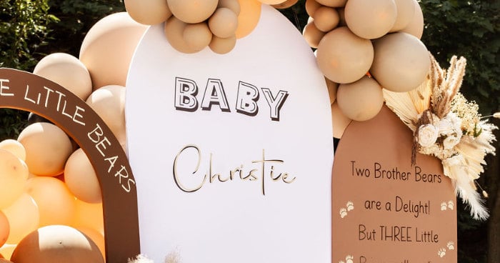 Three Little Bears Baby Shower on Kara's Party Ideas | KarasPartyIdeas.com