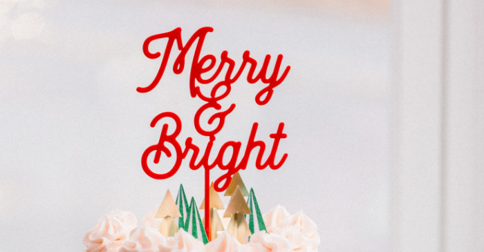 Merry & Bright Christmas Party on Kara's Party Ideas | KarasPartyIdeas.com